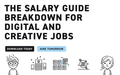 the salary guide breakdown for digital & creative jobs